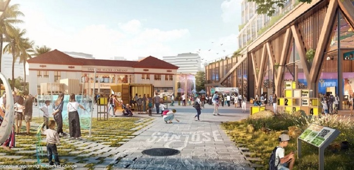 Proyecto de campus de Google en San José (California) Google se lava la cara en California