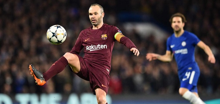 Iniesta se alinea para jugar en el ‘real estate’