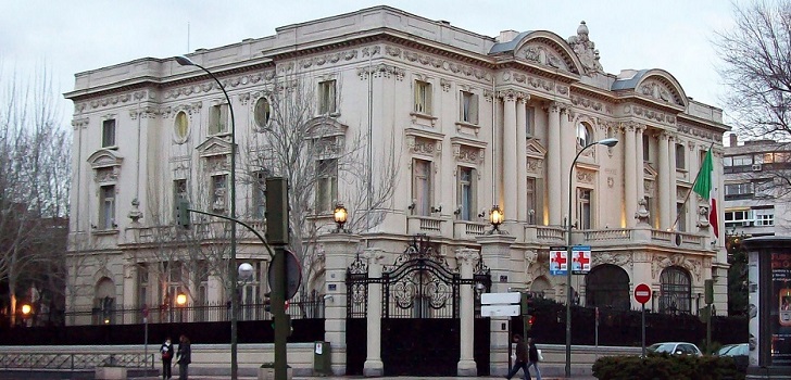 Sede de la embajada de Italia en Madrid ¿Qué quiere el Excmo. Sr. D. Embajador? Castellana, jardín y, sobre todo, seguridad