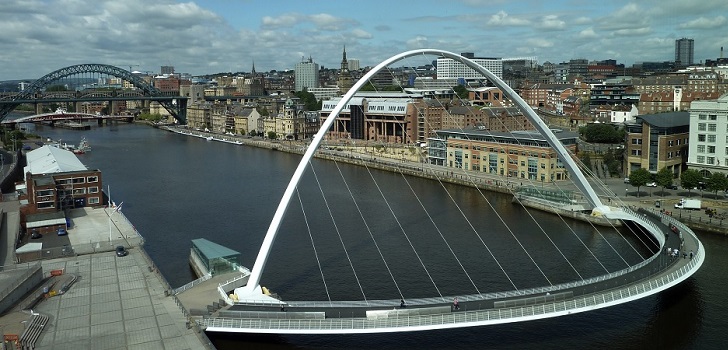 Vista de Newcastle (Reino Unido) ¿Recuperación en V? Reino Unido calca el dibujo con el precio de la vivienda