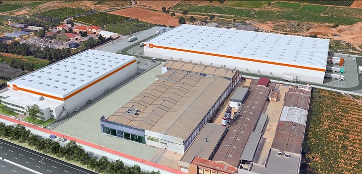 Proyecto de nave industrial en Quart de Poblet Grupo Lar acabará su complejo logístico en Valencia en septiembre