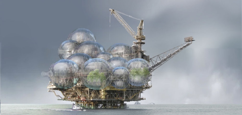 Vivir en una plataforma petrolera