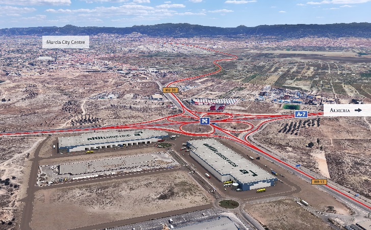Panattoni levantará dos naves logísticas de 45.000 metros cuadrados en Murcia