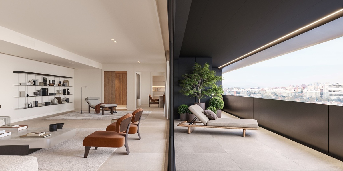 torre castello salon comedor vivienda lujo madrid lar