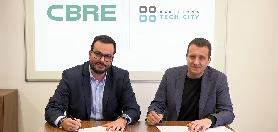 Cbre avanza en digitalización y se alía con Barcelona Tech City