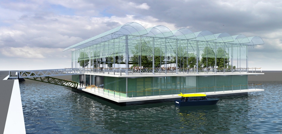 Rotterdam acoge la primera granja flotante