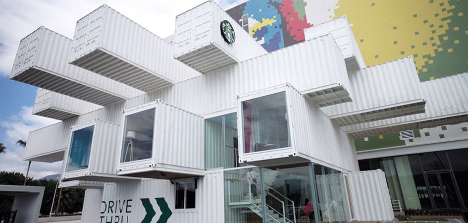 De cafés a ‘containers’: la cargotectura enamora a Starbucks