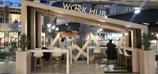 El ‘coworking’ llega al centro comercial: Cbre impulsa Work Hub