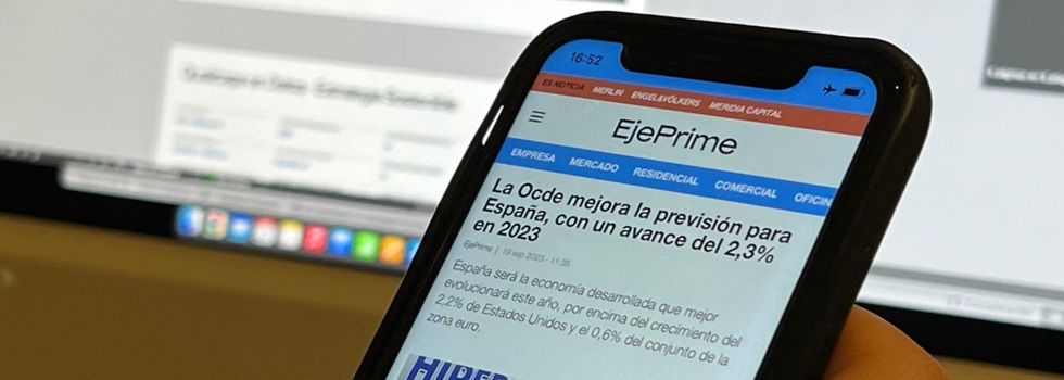 EjePrime da un paso adelante y renueva su diseño y su plataforma