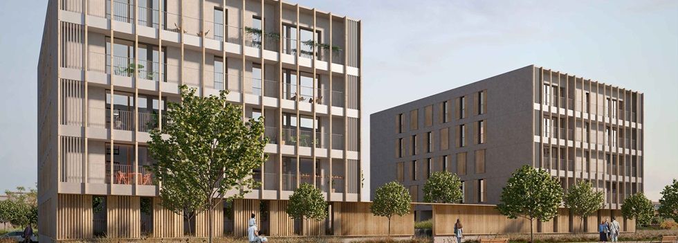 Madrid invierte 9,7 millones en las primeras viviendas p&uacute;blicas de madera de la ciudad