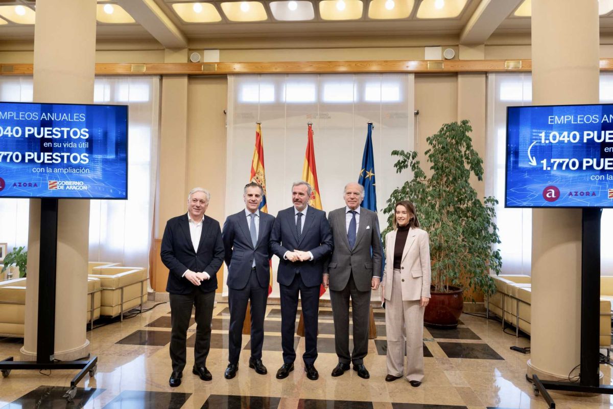 Azora invertirá 1.100 millones en un centro de datos en Villamayor de Gállego (Zaragoza)