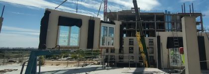 ACR inicia el montaje del mayor edificio industrializado de España 