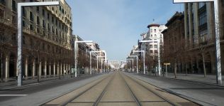 Zaragoza mantiene el lleno y recupera el tráfico en Independencia