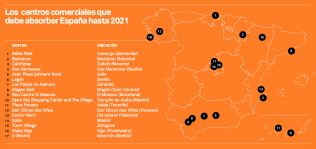 Dónde están y cómo son los centros comerciales que debe absorber España