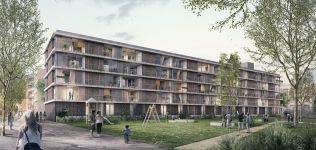 El Ayuntamiento de Barcelona invierte 32 millones en levantar 244 viviendas públicas en el Bon Pastor